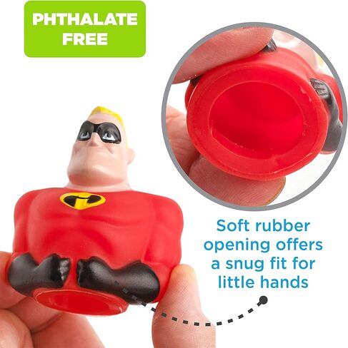 Disney Finger Puppets - Party Favors, Educational, Classroom Rewards, Bath Toys, Incredibles 2 in Saudi Arabia