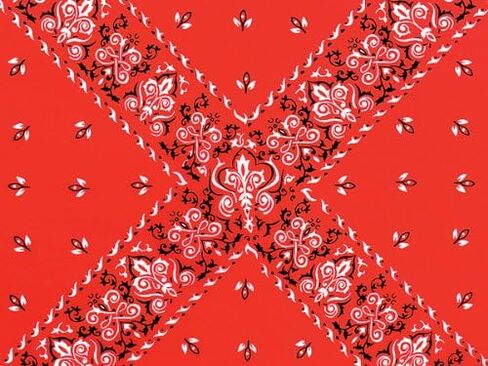 Printed Tissue Paper for Gift Wrapping with Design (Red Bandana), 24 Large Sheets (20x30) - Western Theme Party Supplies in Kuwait