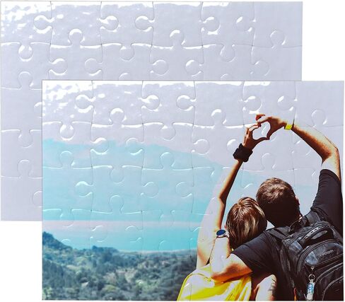 احجية فراغات التسامي 10 قطع من احجية التسامي الفراغات بالضغط الحراري، تصميم قطع لؤلؤي فارغ نقل حراري in Kuwait