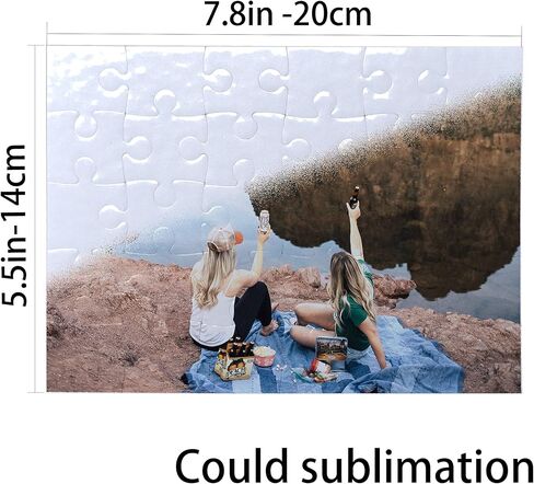 احجية فراغات التسامي 10 قطع من احجية التسامي الفراغات بالضغط الحراري، تصميم قطع لؤلؤي فارغ نقل حراري in Kuwait