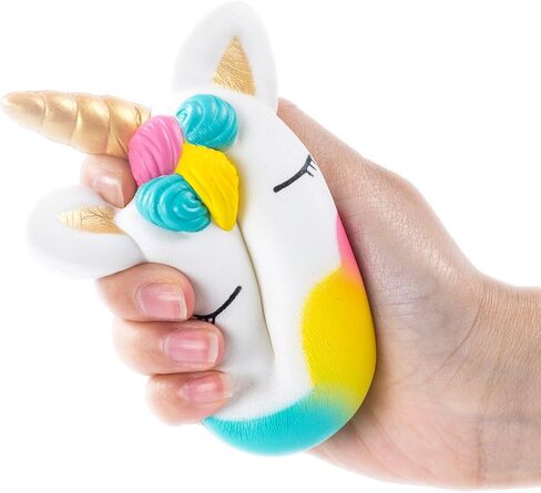 AILIMY Squishies 2 قطعة يونيكورن دونات غالاكسي يونيكورن اسفنجي بطيء ارتفاع جامبو Kawaii لعب للأطفال in Kuwait