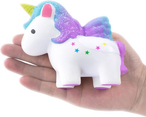AILIMY Squishies 2 قطعة يونيكورن دونات غالاكسي يونيكورن اسفنجي بطيء ارتفاع جامبو Kawaii لعب للأطفال in Kuwait