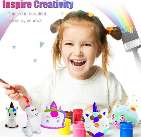 لعبة تلوين اسفنجية يمكنك صنعها بنفسك - قم بتزيين الالعاب الإسفنجية الخاصة بك - هدايا الفنون والحرف اليدوية للاطفال والاولاد والبنات - العاب تلوين اسفنجية ذاتية الصنع - العاب تخفيف التوتر بطيئة in Kuwait