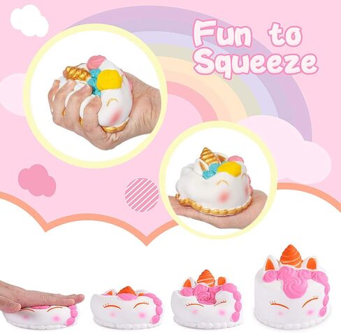 طلاء الألعاب الحسية الإسفنجية الخاصة بك، 4 ألعاب إسفنجية ذاتية الصنع تخفف من التوتر والقلق للأطفال البالغين، فنون وحرف فارغة ثلاثية الأبعاد سكويشيز DIY حلوى وألعاب رسم إسفنجية للحيوانات in Kuwait