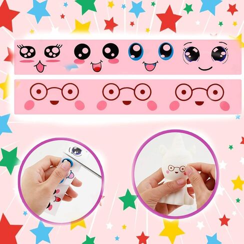 طلاء الألعاب الحسية الإسفنجية الخاصة بك، 4 ألعاب إسفنجية ذاتية الصنع تخفف من التوتر والقلق للأطفال البالغين، فنون وحرف فارغة ثلاثية الأبعاد سكويشيز DIY حلوى وألعاب رسم إسفنجية للحيوانات in Kuwait