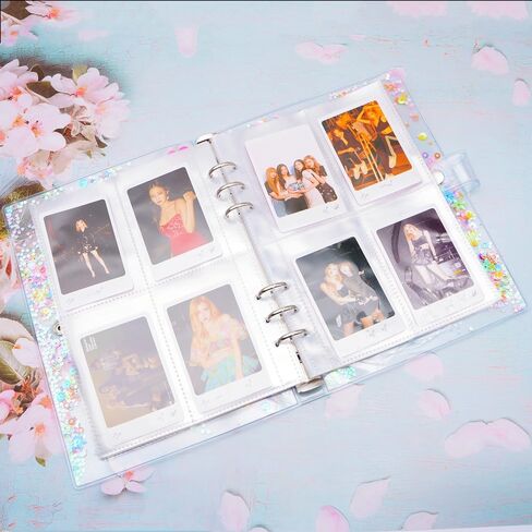 200 Pockets Photo Album for Fujifilm Instax Mini Camera, Photocard Binder,Instax Photo Album for Fujifilm Instax Mini 11 90 70 9 8+ 8 LiPlay/Polaroid Snap, Kpop Photocard Holder Book (Color -1) in Saudi Arabia