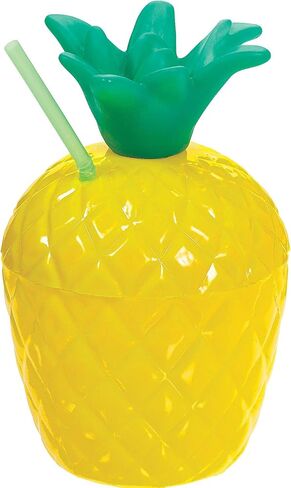 Tropical Multicolor Pineapple Sippy Cup - 10 oz. (1 Pc.) - Fun & Unique Design - Perfect for Kids & Toddlers in Saudi Arabia
