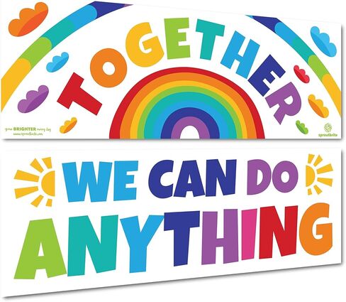 ملصقات ولافتات لتزيين الفصول الدراسية من سبروتبرايت لزينة الأطفال لمرحلة ما قبل المدرسة - لوحة إعلانات وديكور حائط للمرحلة الابتدائية والمتوسطة in Kuwait