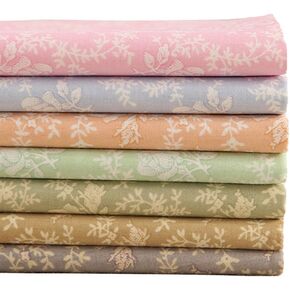 Hanjunzhao خمر الورد الزهور الدهون أرباع النسيج حزم 18 × 22 بوصة لخياطة اللحف صياغة in Kuwait