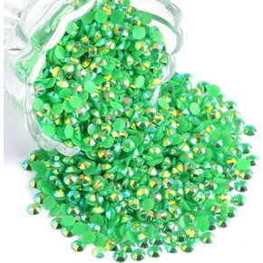 Resin Rhinestones for Nail Art,10000PCS 3mm Blue AB Jelly Rhinestones Flatback for Crafts Tumblers Clothes Shoes DIY Decoration