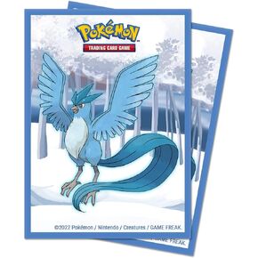 Ultra PRO - Pokémon Gallery Series Frosted Forest 65ct Standard Size Card Deck Protectors - Protect Your Collectible Trading Cards, and Gaming Cards with ChromaFusion Tech to Prevent Wear and Tear