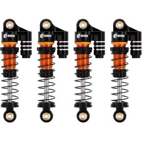INJORA 39mm Shocks- Aluminum Threaded Adjustable Oil Filled Shocks for SCX24 Gladiator C10 JLU Deadbolt B17 Axial 1/24 RC Crawler Car Upgrade Parts(Green) in Kuwait