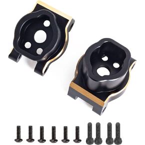 AMK TRX4 Brass Counter Weight Black Coating Portal Axle Housing for 1/10 RC Crawler TRX6 TRX-4 Bronco Defender Upgrade (8 in 1 Set for TRX4)
