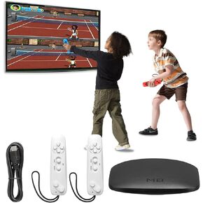 وحدة تحكم ألعاب فيديو veoyya، وحدة تحكم ألعاب فيديو مدمجة 883+ ألعاب فيديو للتوصيل والتشغيل للتلفزيون، وحدة تحكم حسية جسدية لاسلكية مزدوجة 2.4 جيجا، مخرج HDMI 4K، هدية مثالية للأطفال والكبار in Kuwait