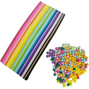 1030 Sheets 27 Colors Origami Stars Paper Strips, Origami Paper Stars, Color Star Paper Strip, DIY Paper Origami Stars, Origami Star Paper Strips, Origami Star Paper Strip Package, Star Origami Paper