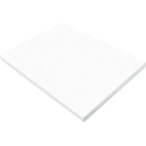 Prang (Formerly SunWorks) Construction Paper, Bright White, 18" x 24", 100 Sheets