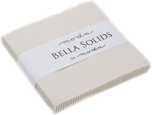 Eggshell White Moda Bella Solids Charm Pack by Moda Fabrics; 42-5" Quilt Squares in Saudi Arabia