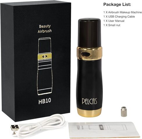 مجموعة أدوات مكياج البخاخة اللاسلكية من PELCAS، مجموعة أدوات بخاخة النسيم الاحترافية لكريم الأساس الاحترافية المحمولة باليد الصغيرة القابلة لإعادة الشحن للوجه في المنزل والمنتجعات الصحية in Kuwait