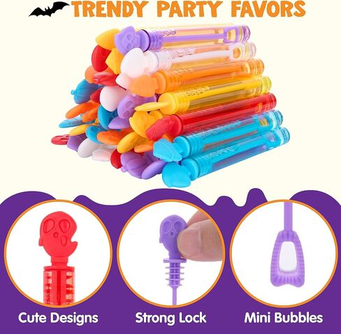 JOYIN 36 PCS Halloween Bubble Wands, Mini Bubbles Party Favors for Kids, Children Bubble Toys Bulk, Halloween Party Favors, Goodie Bags Stuffers, Outdoor Indoor Activity Use, Carnival Prizes in Saudi Arabia