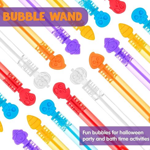 JOYIN 36 PCS Halloween Bubble Wands, Mini Bubbles Party Favors for Kids, Children Bubble Toys Bulk, Halloween Party Favors, Goodie Bags Stuffers, Outdoor Indoor Activity Use, Carnival Prizes in Saudi Arabia
