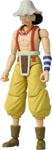 Bandai Anime Heroes One Piece Figures Usopp Action Figure, 17cm Articulated Usopp Anime Figure with Extra Accessories, One Piece Action Figures Pirate Toys Range, Excellent Anime Gift in Kuwait