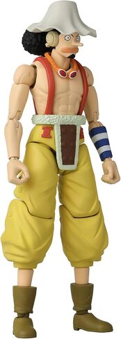 Bandai Anime Heroes One Piece Figures Usopp Action Figure, 17cm Articulated Usopp Anime Figure with Extra Accessories, One Piece Action Figures Pirate Toys Range, Excellent Anime Gift in Kuwait