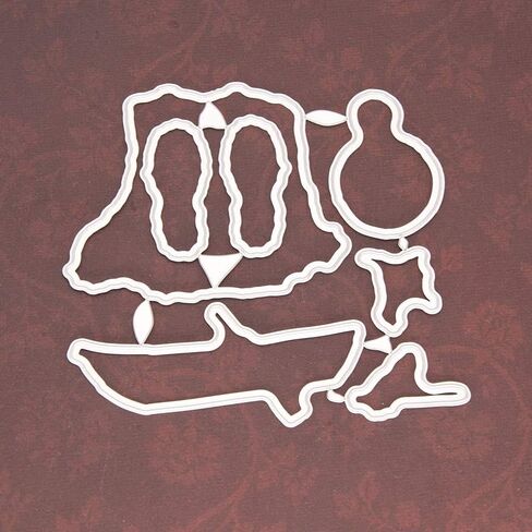 LZBRDY 6.7 في 8.9 بوصة الأشجار قارب الجبل في النهر مغامرة الأحذية ختم القدم ومجموعة ختم يموت لصنع بطاقة البوصلة الكلب الخشب علامة الطريق سيليكون واضحة طوابع ويموت in Kuwait