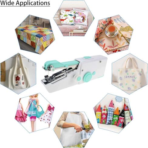 مجموعة أدوات الخياطة المحمولة للمبتدئين، تتضمن 8 قطع مقاس 20 بوصة × 20 بوصة/50 × 50 سم من أوراق النسيج القطني لوسادة الوسادة، محمولة، سهلة الاستخدام مع التعليمات، مستلزمات الأسرة in Kuwait