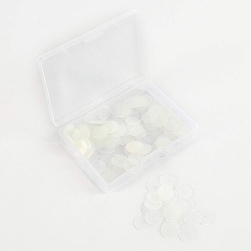 150 قطعة من الاقراص البلاستيكية لظهر الاقراط، وسادات قرصية شفافة من ال-بوست in Kuwait