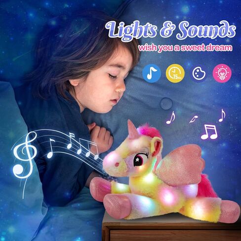توهج الحرس 12 ''تضيء الزرافة الحيوانات المحشوة توهج لينة أفخم لعبة مع أضواء الليل LED الحياة البرية عيد الميلاد للأطفال الصغار in Kuwait