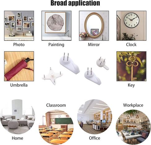 مجموعة شماعات صور غير مرئية، مسمار خرساني لا يترك اثرا، خطاف تعليق على الحائط الصلب، حامل صور/اطار/لوحة فنية، قوي/ثابت/شديد التحمل/بدون ضرر/برغي بدون علامات، اداة عائلية متعددة الوظائف (40 قطعة) in Kuwait