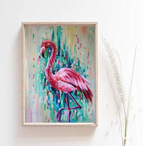 BODIYC Diamond Painting Kits for Adults 5D DIY Round Diamond Number Kits with Full Drill – Crystal Rhinestone Diamond Embroidery Paintings Great for Home, Wall Decor 15.7×11.8 inch in Kuwait