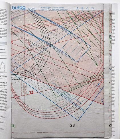Vol.5/2023 مجلة Burda Style في قوالب أنماط الخياطة الأوكرانية أوكرانيا أزياء الملابس رومانسية فستان الأعمال بلوزة تنورة قميص السراويل النساء حجم 34-48 الفتيات 92-140 in Kuwait