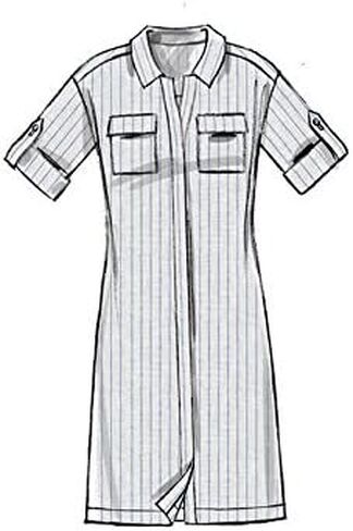 McCall's Patterns M7387ZZ0 زر للأسفل من أعلى وتونيك وفساتين وحزام in Saudi Arabia