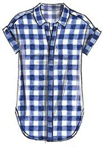 McCall's Patterns M7387ZZ0 زر للأسفل من أعلى وتونيك وفساتين وحزام in Saudi Arabia