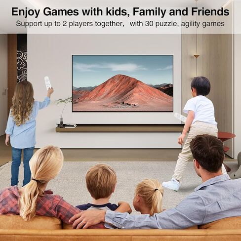 وحدة تحكم ألعاب فيديو veoyya، وحدة تحكم ألعاب فيديو مدمجة 883+ ألعاب فيديو للتوصيل والتشغيل للتلفزيون، وحدة تحكم حسية جسدية لاسلكية مزدوجة 2.4 جيجا، مخرج HDMI 4K، هدية مثالية للأطفال والكبار in Kuwait