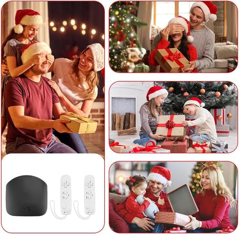 وحدة تحكم ألعاب فيديو veoyya، وحدة تحكم ألعاب فيديو مدمجة 883+ ألعاب فيديو للتوصيل والتشغيل للتلفزيون، وحدة تحكم حسية جسدية لاسلكية مزدوجة 2.4 جيجا، مخرج HDMI 4K، هدية مثالية للأطفال والكبار in Kuwait