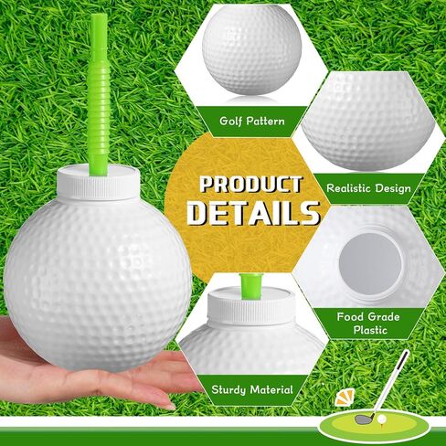 12 Pcs Sport Ball Cups with Straws and Lids, 17 oz Plastic Sport Cups Bulk for Kids Birthday Theme Party Sport Party Supplies (Baseball) in Kuwait