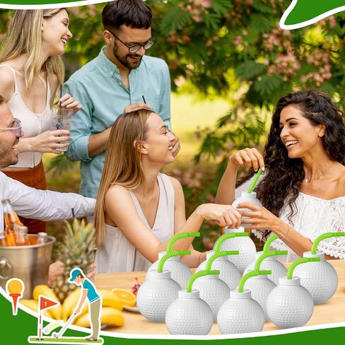 12 Pcs Sport Ball Cups with Straws and Lids, 17 oz Plastic Sport Cups Bulk for Kids Birthday Theme Party Sport Party Supplies (Baseball) in Kuwait