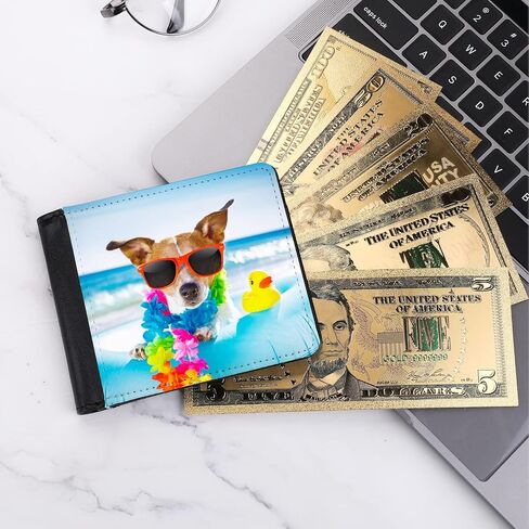 Sublimation Wallet Blank Heat Transfer Blank Wallet Multifunctional Wallet Graduation Gifts (1 Pcs Black Double Side) in Saudi Arabia