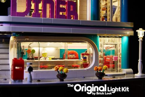 مجموعة إضاءة لوت من أجل مجموعة إضاءة داونتاون داينر من أجل مجموعة Lego الخاصة بك 10260 - مجموعة Lego غير متضمنة in Kuwait