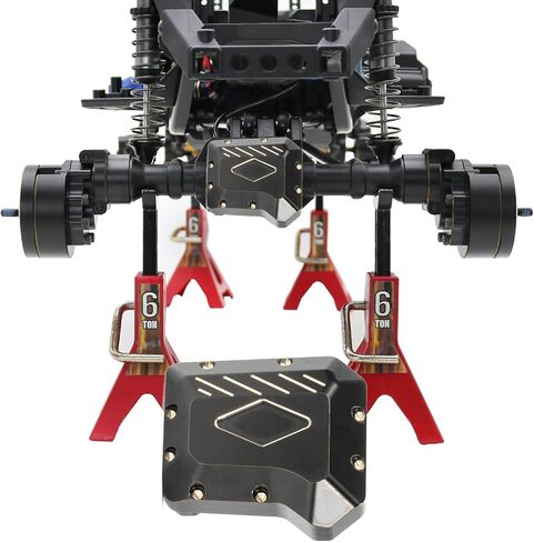 غطاء محور البوابة TRX4 من النحاس الاصفر لسيارة كرولر 1/10 بجهاز تحكم عن بعد TRX6 TRX4 برونكو ديفندر (B 4 في 1 وزن العداد النحاسي) in Saudi Arabia