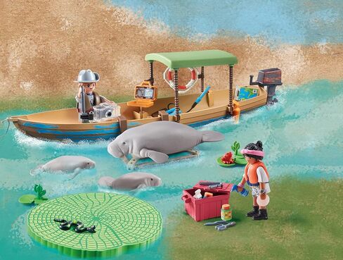 Playmobil Wiltopia Boat Trip to The Manatees in Saudi Arabia