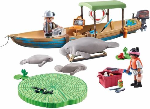 Playmobil Wiltopia Boat Trip to The Manatees in Saudi Arabia
