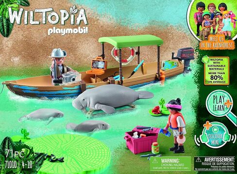 Playmobil Wiltopia Boat Trip to The Manatees in Saudi Arabia