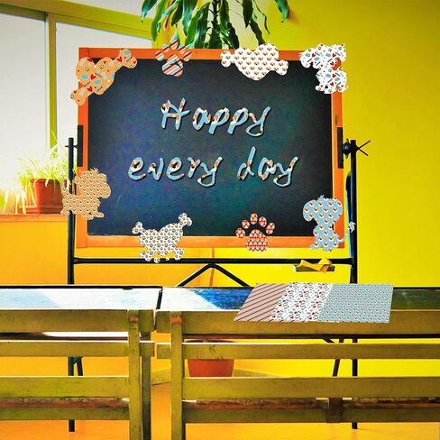 Dorgua 36 ورقة ورقة القصاصات الكلب، 6 "× 6" جرو ورقة الزخرفية الكلب العظام البطاقات ورقة الفن الحرفية ورقة لصنع بطاقة ألبوم الصور الحرف القصاصات الديكور in Kuwait