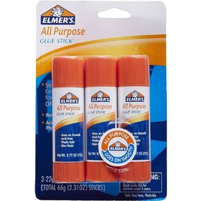 Elmer's All Purpose Glue Stick, Large, 0.77 Oz / 22 G (Pack of 6) in Kuwait