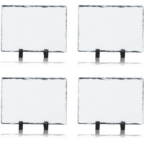 MAIKESUB 2 قطعة من الفراغات التسامي 11.46 × 7.48 بوصة مستطيلة كبيرة مع حامل عرض مخصص هدية لائحة الصور لعيد الحب DIY لعمل تصميم مخصص تذكاري لسطح المكتب in Kuwait