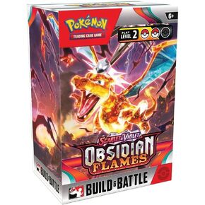 Pokemon Trading Card Game Scarlet & Violet Obsidian Flames Build & Battle Box [4 Booster Packs & Promo Card] (Pre-Order ships August) in Saudi Arabia