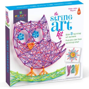 Craft-tastic – String Art Kit – Craft Kit Makes 2 Large String Art Canvases – Llama Edition in Kuwait
